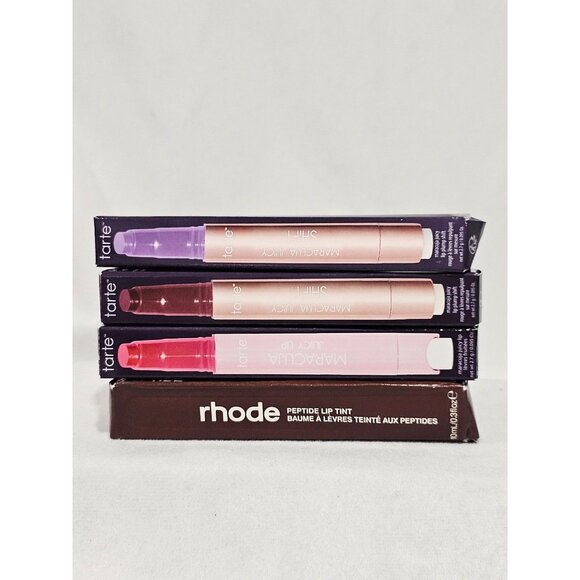 New TARTE & RHODE Lip products bundle - Picture 1 of 2
